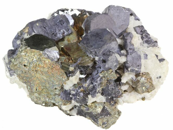 Galena, Chalcopyrite & Sphalerite Association - Bulgaria #41729